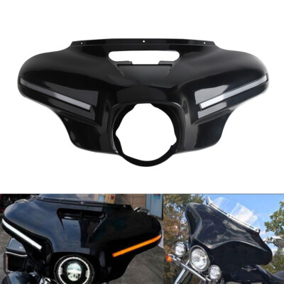 Batwing Upper Outer Fairing W/ LED Turn Signal For Harley Touring Tri Glide 14+