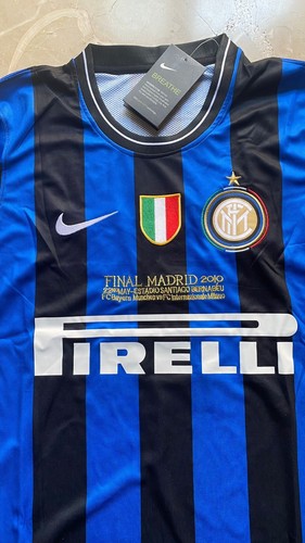 Maglia Inter finale Champions 2010 Zanetti 4 Tg. XL con patch e ricamo finale - Foto 4 di 7
