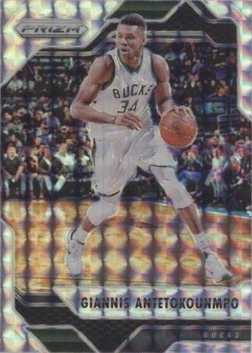 GIANNIS ANTETOKOUNMPO 16-17 Panini Mosaic #33 PRIZM ! MILWAUKEE