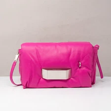 Rick Owens Big Pillow Griffin Pink Lambskin Crossbody Clutch Bag SS23 Edfu