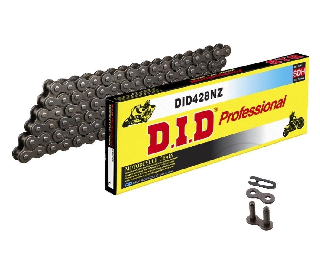 DID 428NZ bike chain open pitch 428 / 130 links +clip lock