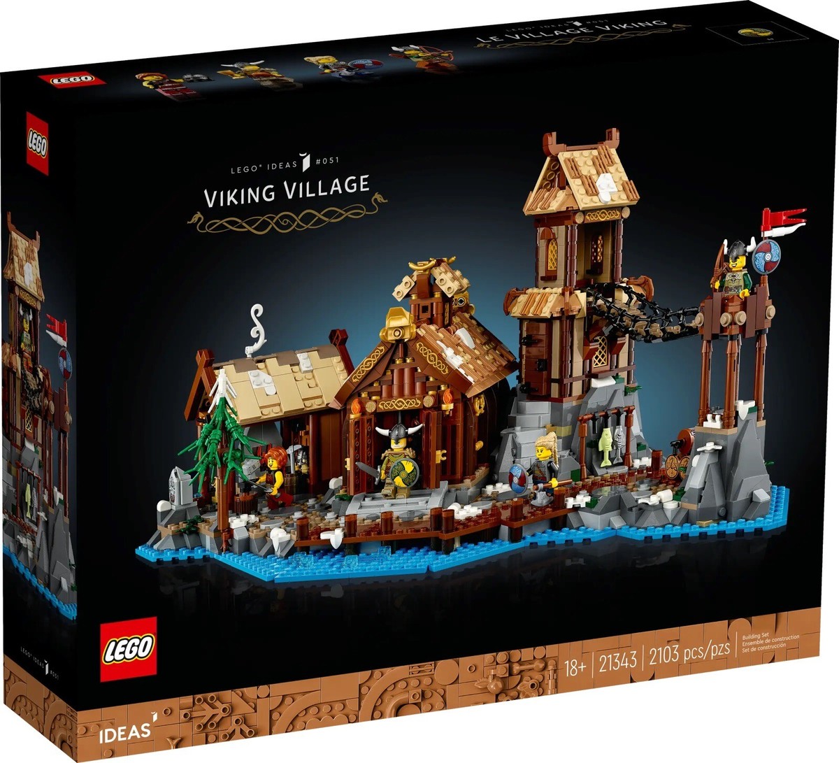 Lego 21343 Ideas Viking Village New Sealed 2103 Pieces From Japan 