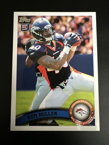 2011 Topps Von Miller Rookie Card RC #427 Broncos