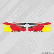 GILLARD STYLE KG506 SIDE POD STICKER KIT - KARTING - JakeDesigns