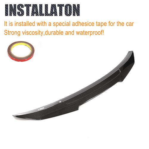 Carbon Heckspoiler Kofferraum Spoiler Flügel Lippe für Audi A5 S5 RS5 Coupe 17UP - Picture 11 of 13