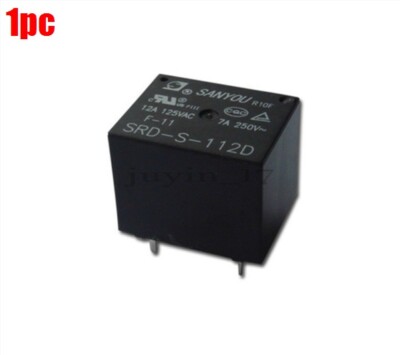 12V Dc Sanyou SRD-S-112D Mini Power Relay New Ic ch