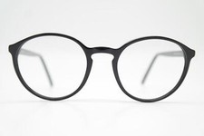 Glasses ANDY WOLF 4530 Black Oval Eyeglass Frame New