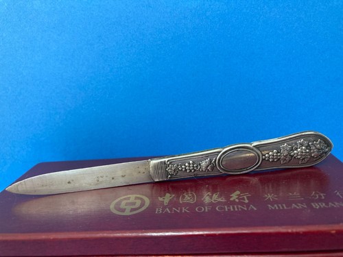 ALBERT COLES:ANTICO COLTELLINO PIEGHEVOLE DA FRUTTA ARGENTO SILVER. - 第 1/14 張圖片