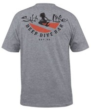 Mens Salt Life Deep Dive Bar Graphic Short Sl...