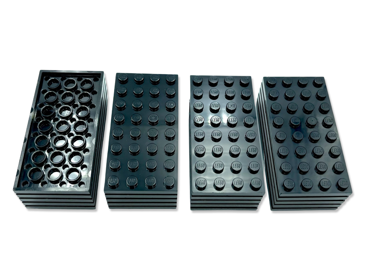 LEGO X20 PLATE 4X8 Black Color 303526 3035 | eBay