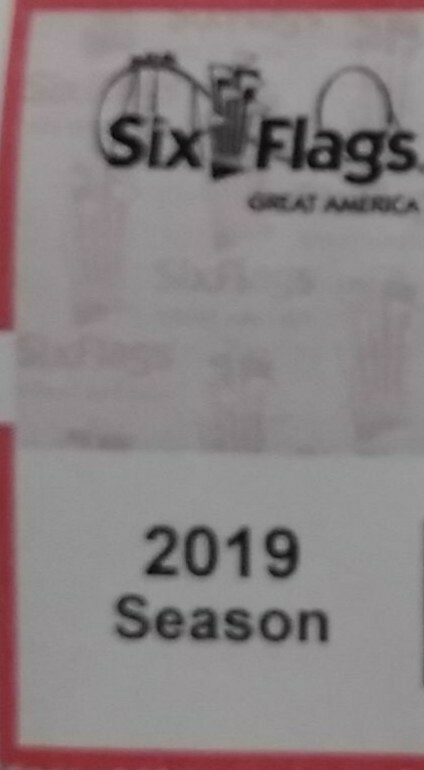  Six Flags 1 day admission pass. Good thru Sept