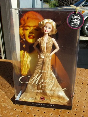 marilyn monroe barbie 50th anniversary