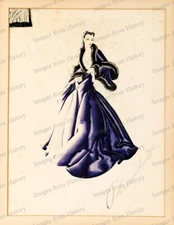 8x10 Print Vivien Leigh Walter Plunkett Costume Gone with the Wind MGM 1939 #WPC