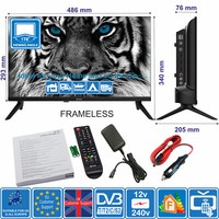 eStar 22 12V or 240V TV Frameless Full HD 1080p 3xHDMI ideal for Motorhomes