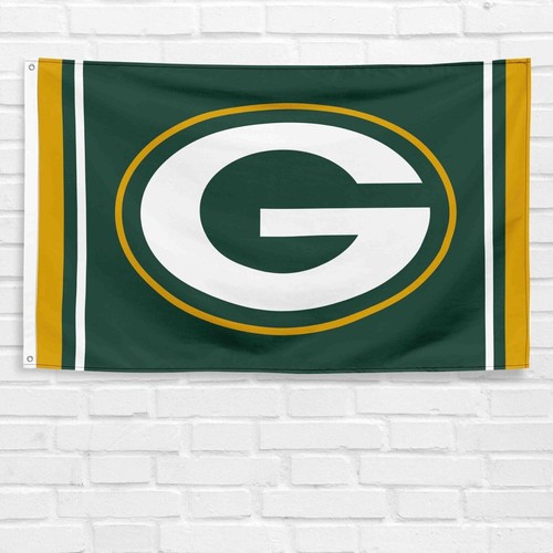 Per Green Bay Packers 3x5 piedi Rodgers Campioni di Calcio Insegna Bandiera - Foto 10 di 12