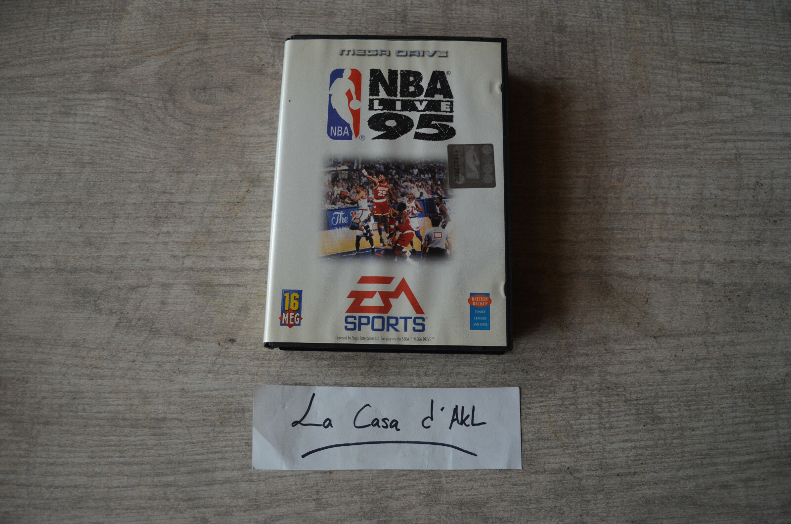 NBA Live 95 sans notice sur Sega Megadrive - PAL FR