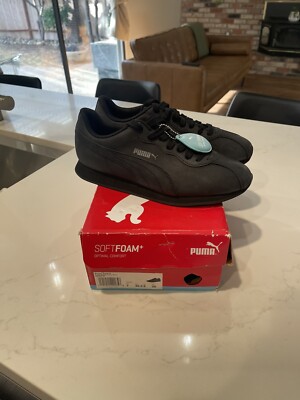 Women s Puma Turin 2 Black Size 8 (US) Brand New In Box Comfort Cushion Support