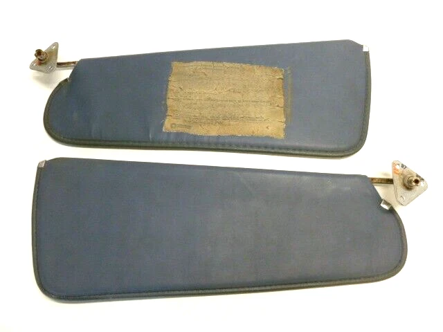 1981-1993 Dodge Ramcharger  W150 D150 W250 Driver Passenger Sun Visors Blue - Image 2 of 2