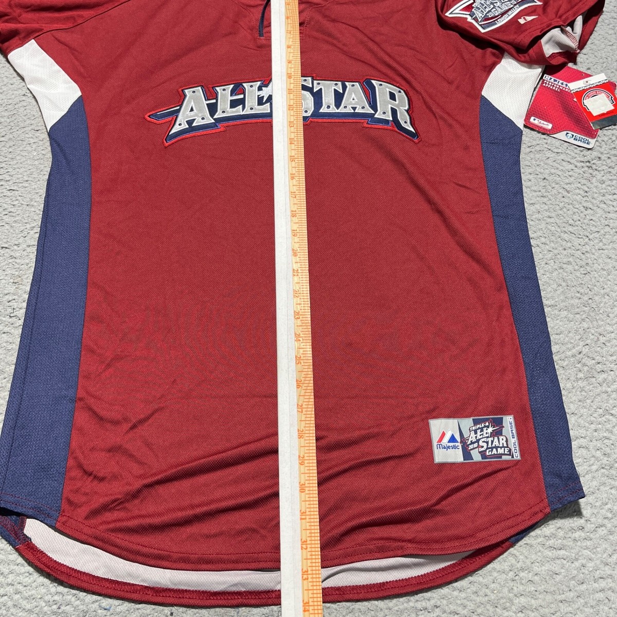 Baseball Jersey Mens XL Red Majestic All Star Game MLB Triple A