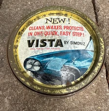 Vintage Vista by Simoniz Wax Tin Can