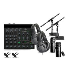 Mackie MobileMix Content Creator Bundle wAT2040 MicrophonesATHM20X Headphones
