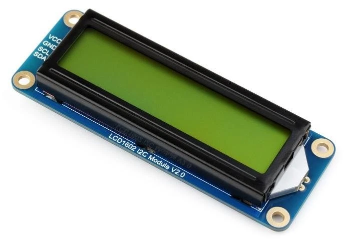 Waveshare LCD1602 I2C Display Modul, 16x2 Zeichen-LCD, AiP31068 Treiber, 3,3-5V - Bild 3 von 4