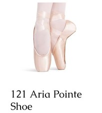Capezio Aria Pointe Shoes Size 10 W Pink New In Box.