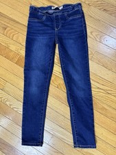 Levi's Girls Pull-On Jegging Jeans Size 10 Blue Denim Stretch Logo