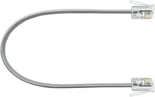 8 Inch Short Telephone Cord Phone Cable Wall Phone Cord for Landline RJ11 6P4C M