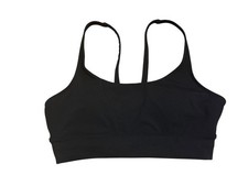 Vuori Black Yosemite Longline Bra Size Medium