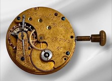 1870 E. Howard Co Series V 15 Jewel L Size Gilt Pocket Watch Movement  Dial 