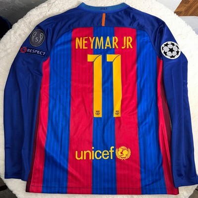 FCバルセロナ ネイマールJr. シャツ 11号NIKE Nike FC Barcelona 2016/17 Neymar Jr #11 Home Soccer Football Men's