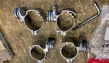 Detachable Windshield Mounts brackets Harley OEM Adj Softail Sportster Dyna FX