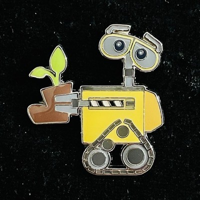 Pixar Wall-E Robot Holding Boot with Plant Earth Day Mystery Disney Licensed Pin