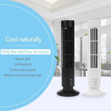 Tower Fan Oscillating Floor Fan 2 Speed No Leaf Air Conditioner for Home Office