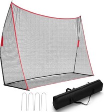 Golf Net, 10 x 7Ft Golf Practice Net for Backyard with Carry Bag, Sturdy Trainin