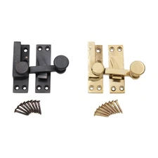 Swinging Window Sash Lock in Brass - 2 Finish Choices