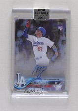 2018 Topps Clearly Authentic Auto Alex Verdugo #CAA-AV Auto 2h5