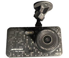 APEXCAM Tour 4 Dash Camera Records Video  Voice Front  Rear Wide Angle Lens