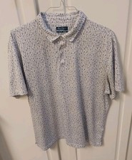 Ben Hogan Performance Polo Shirt Men's XL Drink Glasses Stretch UPF protection