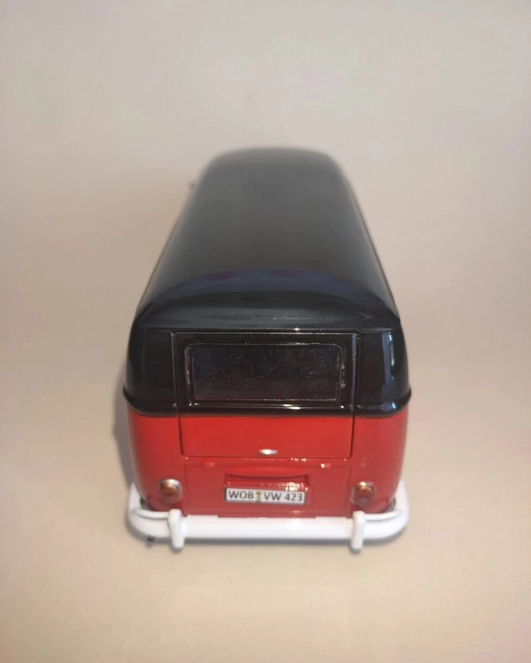 Volkswagen Tipo 2 T1 Van 1/24 Motor Max Diecast Modellino Auto Bus Pulmino  - Immagine 4 di 4