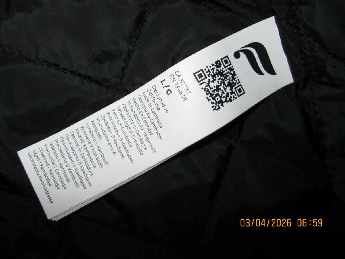 NWT Fabletics The One Jacket Large Black Full Zip Hooded Lightweight Activewear View 5