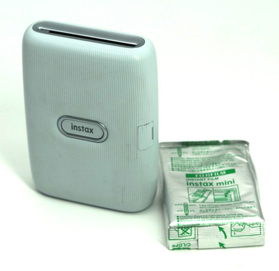 INSTAX Mini Link Sofortbilddrucker Bluetooth portabel Ash Weiß * WIE NEU *