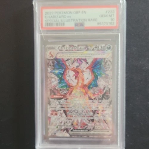 Charizard ex 223/197 SV03: Obsidian Flames Holo Special Illustration Rare PSA 10