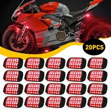 4-20x Red 36led Rock Underbody Light Kit Glow Lamp Neon Car Motorcycle Truck Eaw