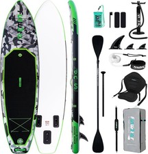 330CM Stand Up Paddling Board Aufblasbar – Komplettset mit Paddel, Ruck