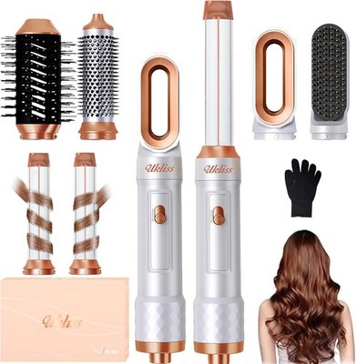Professionelles 6-in-1 Hairstyler Set - Haarstyling Multitool für Frauen - Weiß