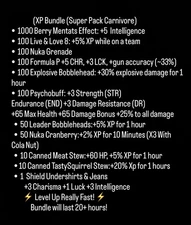 Fallout 76 – PS4 / PS5 XP Bundle (Super Pack Carnivore