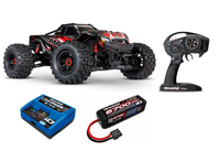 Traxxas 89086-4 Maxx V2 1/10 Brushless Monstertruck + Trx 4S Set Rot