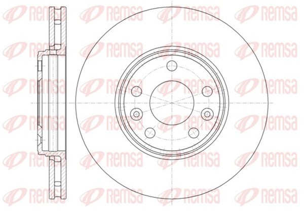 2X Bremsscheibe Remsa 61344.10 FüR Megane Renault KZ0 ScÉNic JZ0 Laguna BT0 3 Cc-image